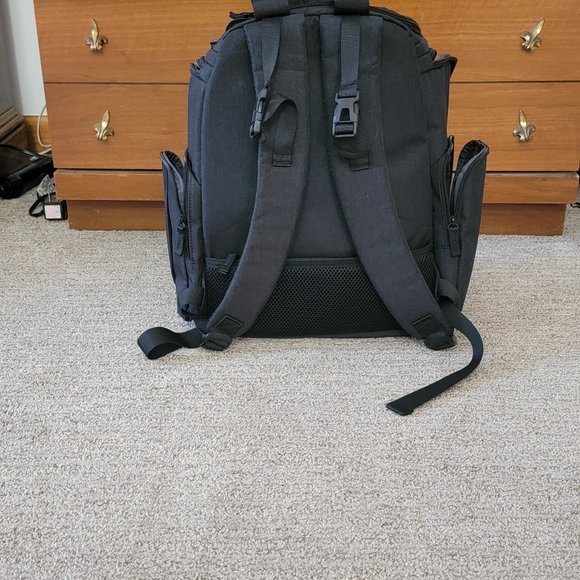 Mancro Diaper Bag Backpack with stroller straps and insulated pockets, black - Picture 7 of 7